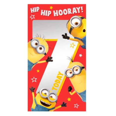 7 Today 7th Birthday Minions Card £2.45